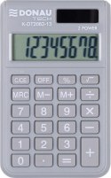 Kalkulator kieszonkowy jasnoszary Donau Tech (K-DT2082-13)