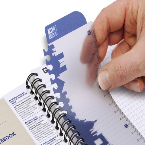 Kołobrulion Essentials A5 90k. 90g krata [mm:] 148x210 Oxford (100102938)