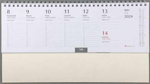 Kalendarz biurkowy 1/2 A4 105mm x 297mm Michalczyk i Prokop (T-100-2 01-12)