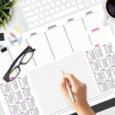 Kalendarz biurkowy MAŁY 488mm x 338mm Press