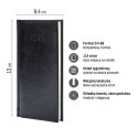 Kalendarz książkowy (terminarz) SLIM 3/4 B6 Press (tygodniowy)