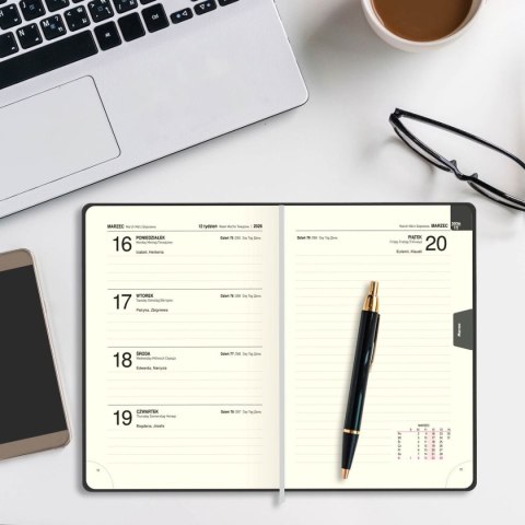 Kalendarz książkowy (terminarz) dwuletni A5 Press