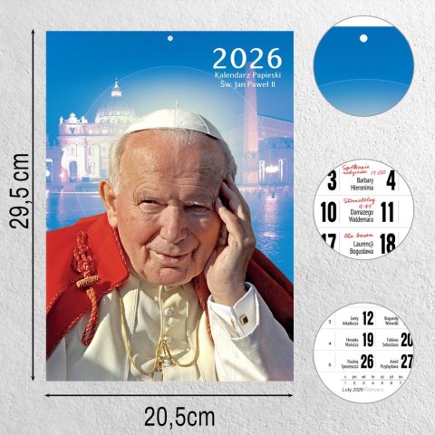 Kalendarz ścienny 16 stron wieloplanszowy A4 Press