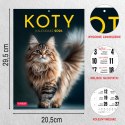 Kalendarz ścienny A4 KOTY A4 Press (5904830713381)