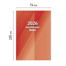 Kalendarz książkowy (terminarz) MARS A7 Press