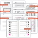 Kalendarz książkowy (terminarz) MARS A7 Press