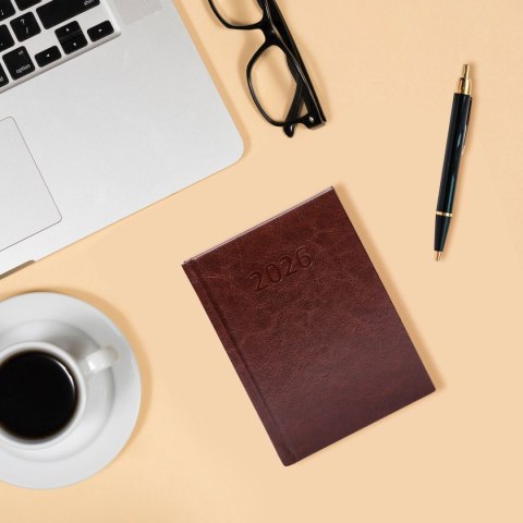 Kalendarz książkowy (terminarz) PRESTIGE A6 Press (tygodniowy)