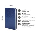 Kalendarz książkowy (terminarz) Premium Lux B7 Press (tygodniowy)