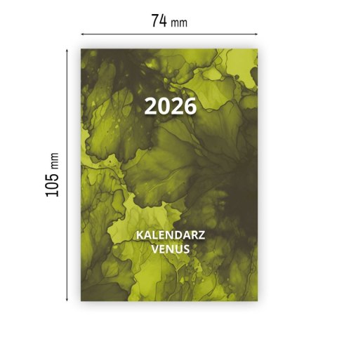 Kalendarz książkowy (terminarz) mix A7 Press (TYGODNIOWY)