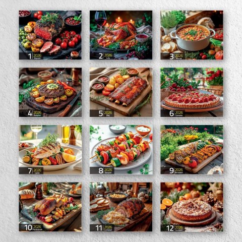 Kalendarz ścienny A4 KUCHNIA POLSKA A4 Press (5904830713428)