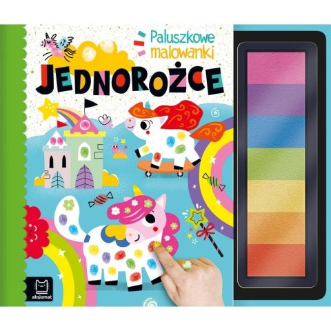 Książka dla dzieci Paluszkowe malowanki. Jednorożce Aksjomat
