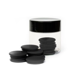 Magnes czarny czarny śr. 30mm Tierra 10 sztuk