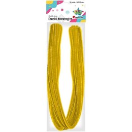 Drucik Craft-Fun Series druciki kreatywne kolor: żółty 500mm 15 szt Titanum (007)