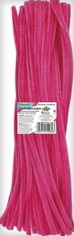 Drucik Craft-Fun Series kreatywny kolor: różowy 300mm 50 szt Titanum (T04)