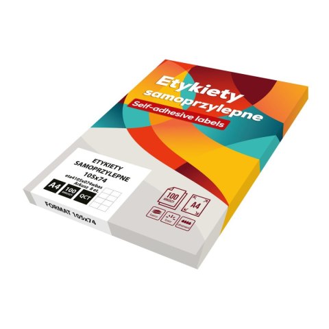 Etykieta samoprzylepna basic A4 biały [mm:] 105x74 Emerson (eta4105x074wbas)