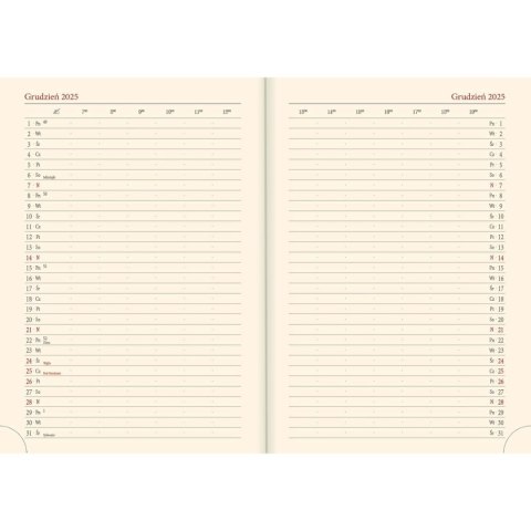 Kalendarz książkowy (terminarz) Vivella terminarz B5 172mm x 240mm Lucrum (51T-D)