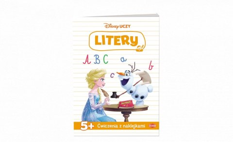 Książka dla dzieci Disney Uczy. Kraina lodu. Litery. Ćwiczenia z naklejkami Ameet (UDN 9303)