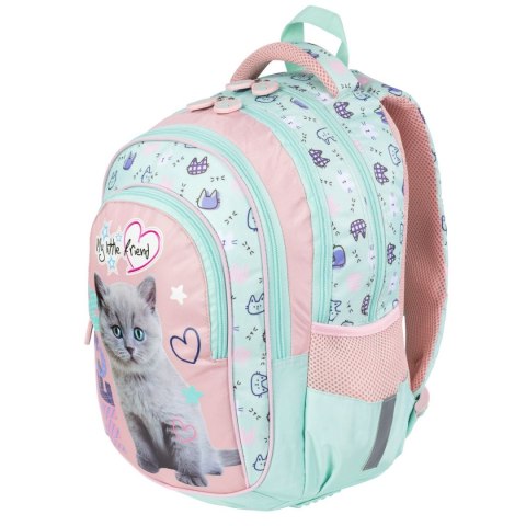 Plecak MLF FLUFFY KITTY 4 KOMORY St.Majewski (bpl-58)