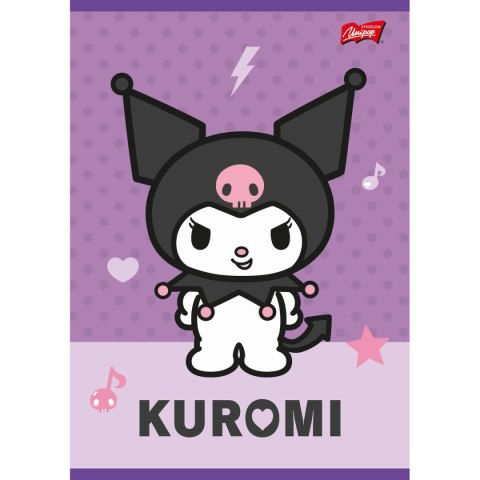 Zeszyt A5 Kuromi aminowany 32k. 70g linia podwójna Unipap