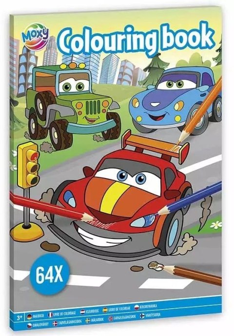 Kolorowanka Samochody Antella (8715427135250)