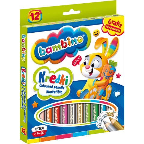 Kredki ołówkowe 12 kol. St.Majewski