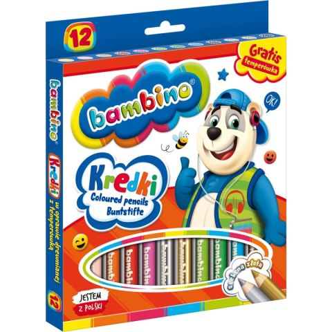 Kredki ołówkowe 12 kol. St.Majewski