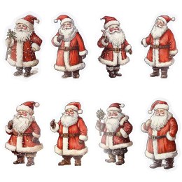 Naklejka (nalepka) Craft-Fun Series Mikołaje naklejki na rolce Titanum (25YQ-004)