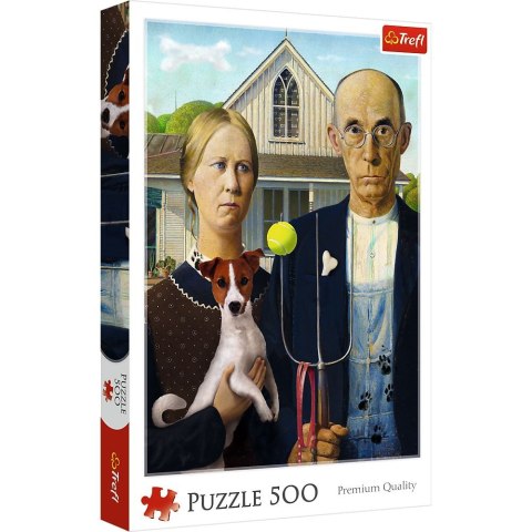 Puzzle American Gothic 500 el. Trefl (37526)