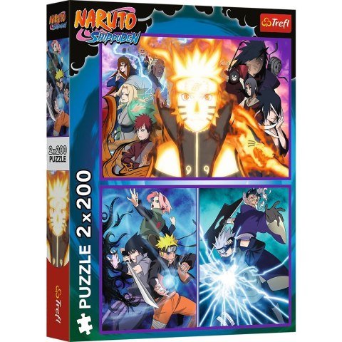 Puzzle Elio Ninja z Wioski Ukrytego Liścia 2x200 el. Trefl (13333)