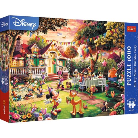 Puzzle Myszka Miki Premium Plus Przyjęcie urodzinowe 1000 el. Trefl (10915)