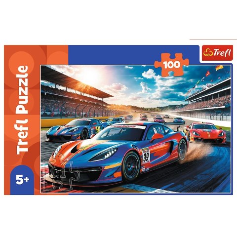 Puzzle Szybka wyścigówka 100 el. Trefl (17403)