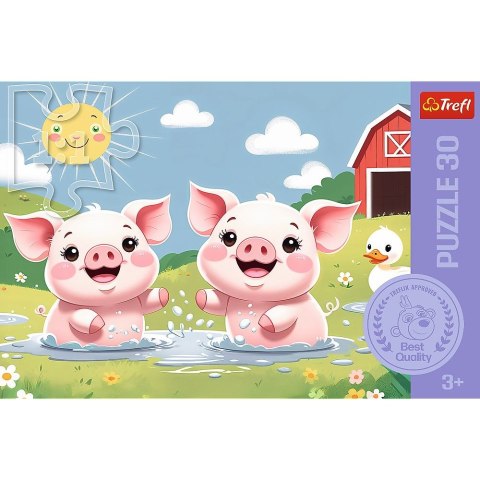 Puzzle Wesołe życie na wsi 30 el. Trefl (18334)