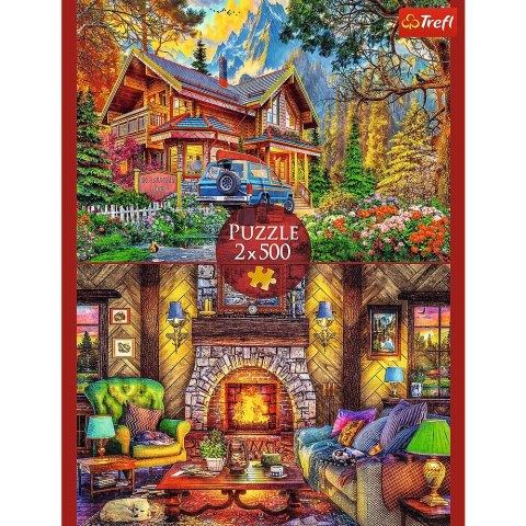 Puzzle Wycieczka w góry 2x500 el. Trefl (37534)