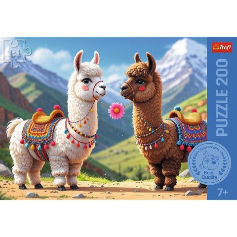 Puzzle kolorowe lamy 200 el. Trefl (13356)