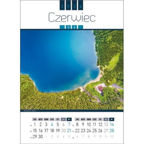 Kalendarz ścienny AIR POLAND 13-kartkowy 330mm x 500mm Jotan (WP129)