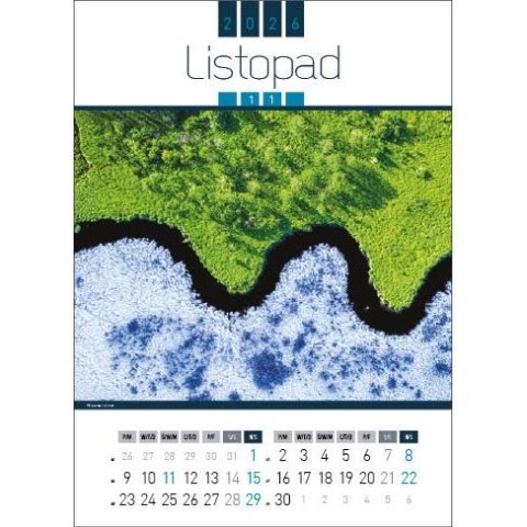 Kalendarz ścienny AIR POLAND 13-kartkowy 330mm x 500mm Jotan (WP129)