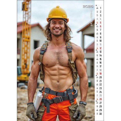 Kalendarz ścienny MAN, PASSION&WORK 13- planszowy 300mm x 350mm Jotan (WPK148)