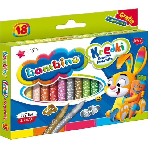 Kredki glinkowe 18 kol. St.Majewski