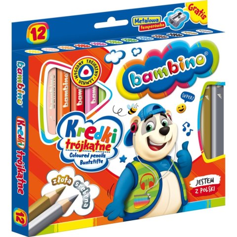 Kredki ołówkowe 12 kol. St.Majewski