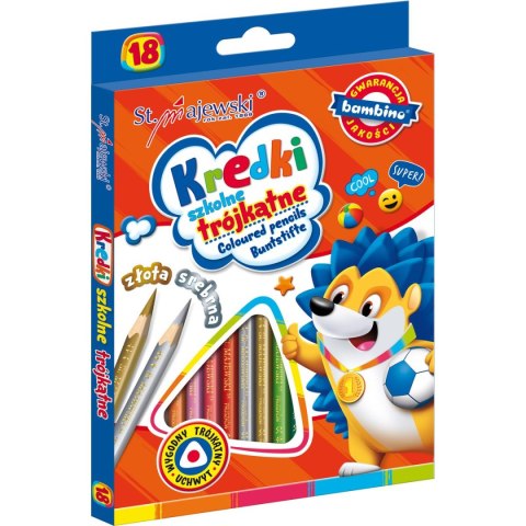 Kredki ołówkowe 18 kol. St.Majewski