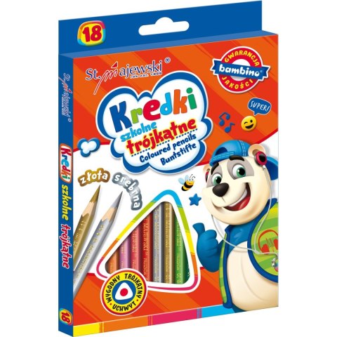 Kredki ołówkowe 18 kol. St.Majewski