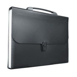 Teczka z przegródkami czarna harmonijkowa A4 5903242103674 A4 kolor: czarny Tetis (BT623-P)