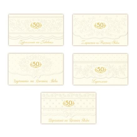 Zaproszenie Duże 50 Merigraf (5902221803338)