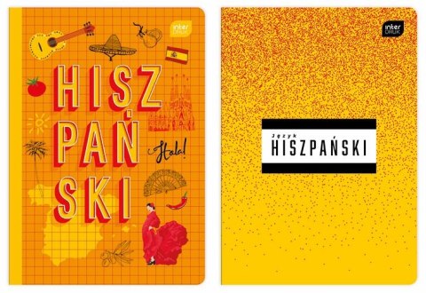 Zeszyt tematyczny A5 HISZPAŃSKI 60k. 70g krata Interdruk (ZE60HIS#)
