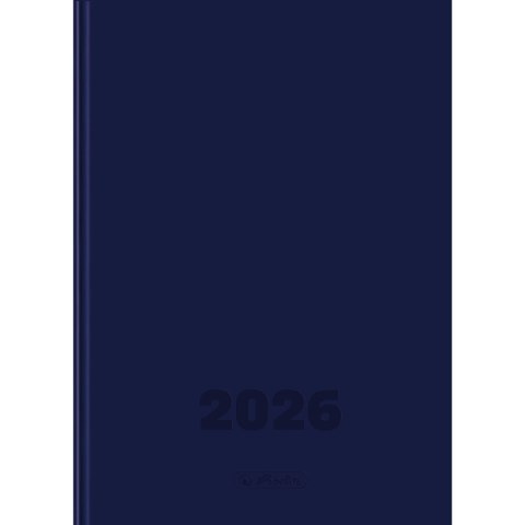 Kalendarz książkowy (terminarz) DTP dzienny szefa granatowy A5 Herlitz (400204132)