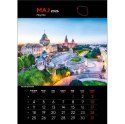 Kalendarz ścienny NAJ.MIASTA POLSKI 13 planszowe 315mm x 500mm Jotan (WP 119)
