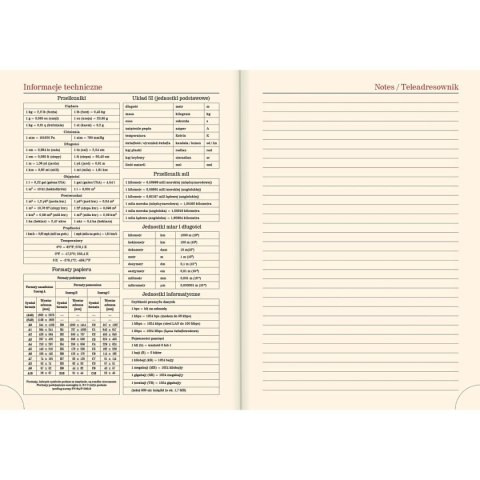 Kalendarz książkowy (terminarz) terminarz kieszonkowy B6 110mm x 165mm Lucrum (41D)