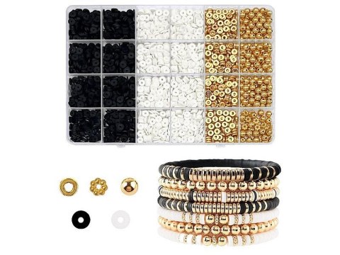 Koraliki dla dziewczynki zestaw do robienia bransoletek Adar (625648)