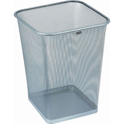 Kosz na śmieci metal kolor: srebrny 18L Grand (GR-017)