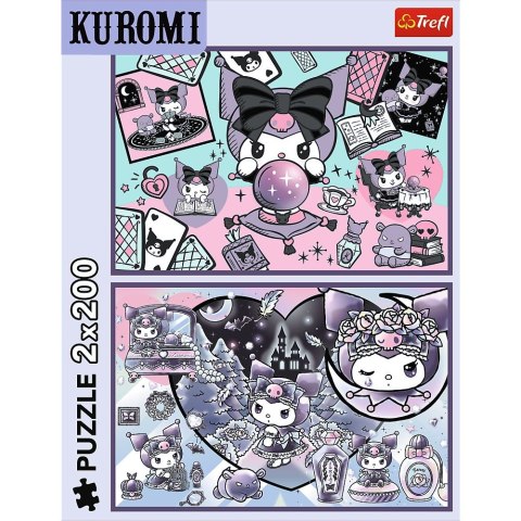 Puzzle Hello Kitty Psoty Kuromi 2x200 el. Trefl (13345)